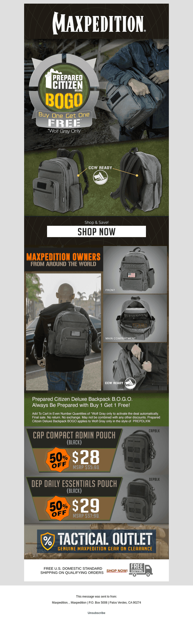 Prepared Citizen Deluxe Wolf Gray BOGO