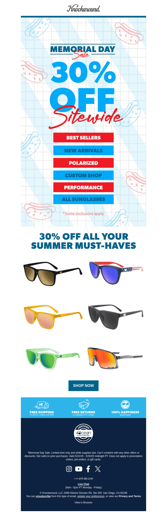 Get 30% OFF Summer Must-Haves!