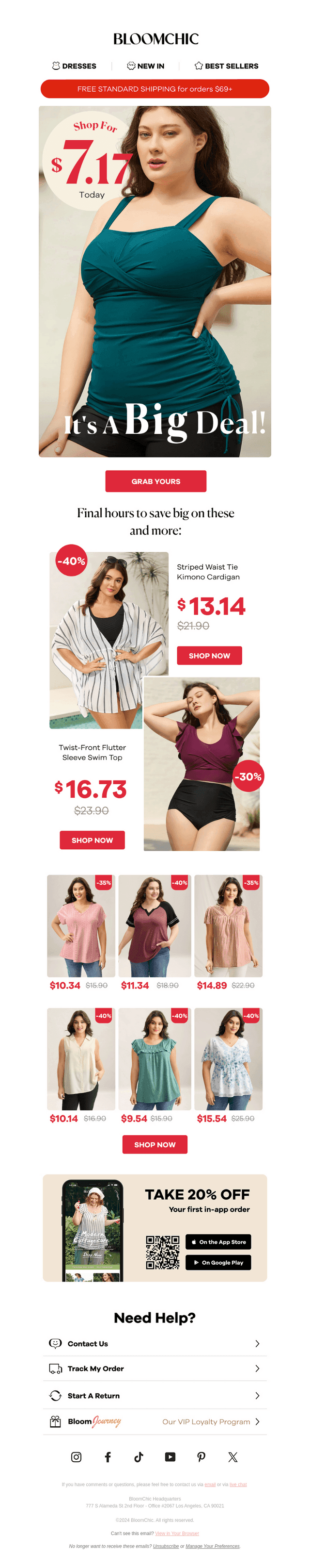 Long Weekend Deals from $7.17!