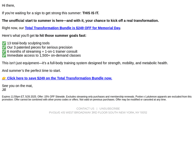 $249 OFF the transformation you’ve been eyeing