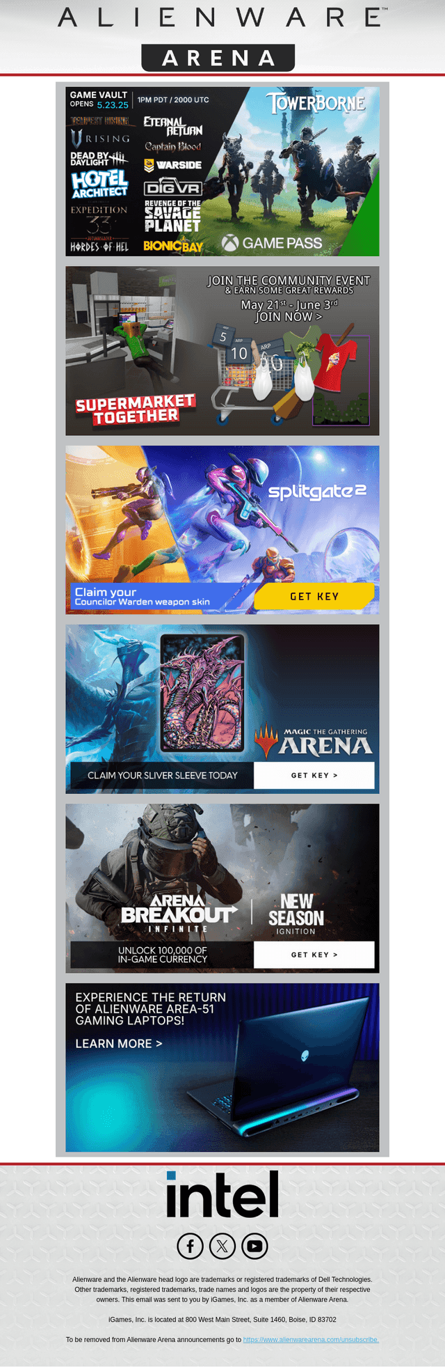 What's Happening Now on Alienware Arena