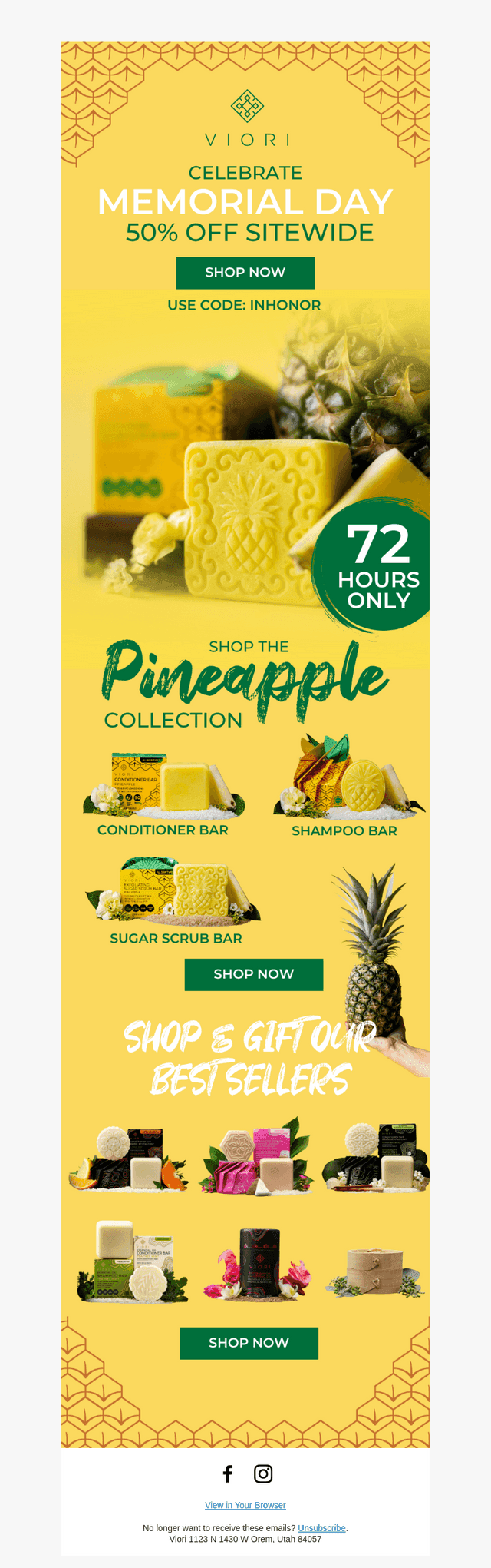 Memorial Day: Flash Sale 50% OFF