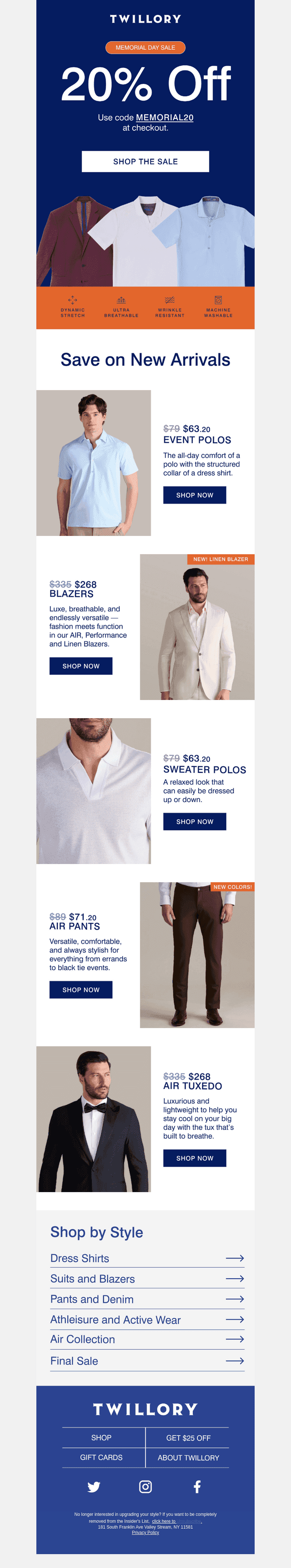 20% off our new arrivals!!