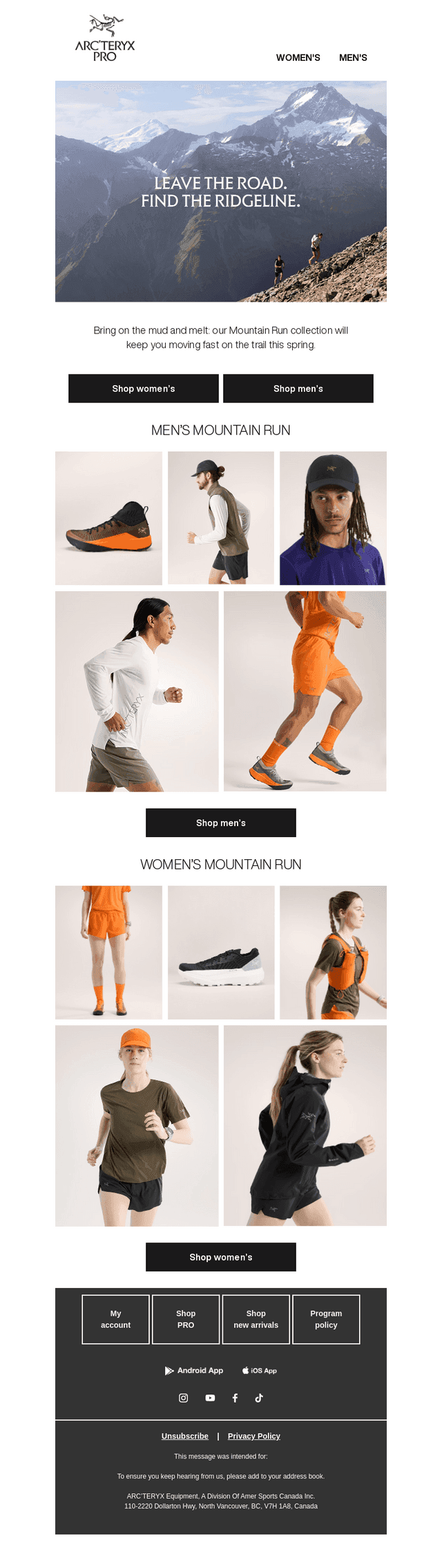 Pack light & move fast in mountain run gear