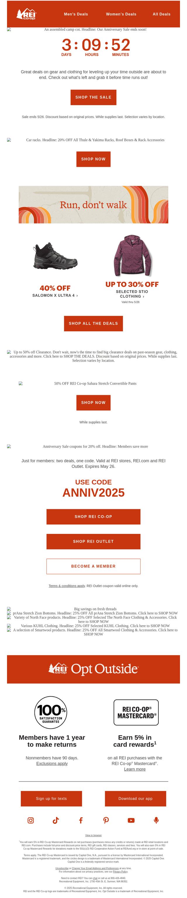 This sale’s here for a good time, not a long time