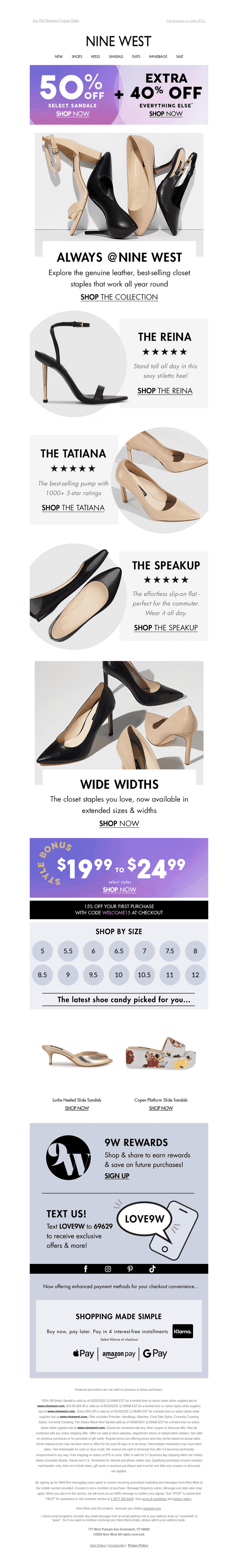 Extra 40% Off The Styles We're Known For