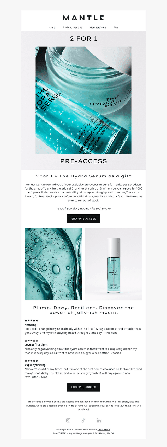 Last day: 2 FOR 1 + extra gift