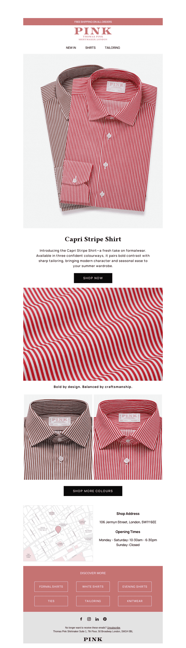 Go Bold in Capri Stripes