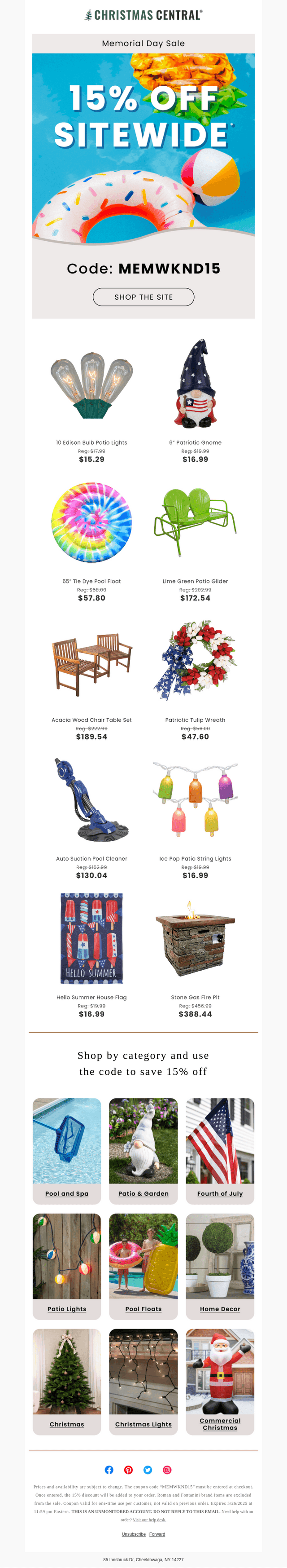 BBQs, Fireworks & 15% Off? Yes, Please!
