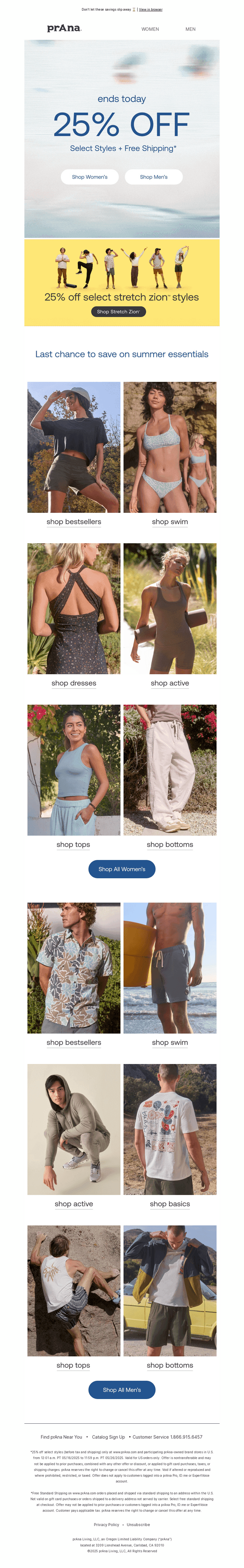 ENDS TODAY: 25% Off