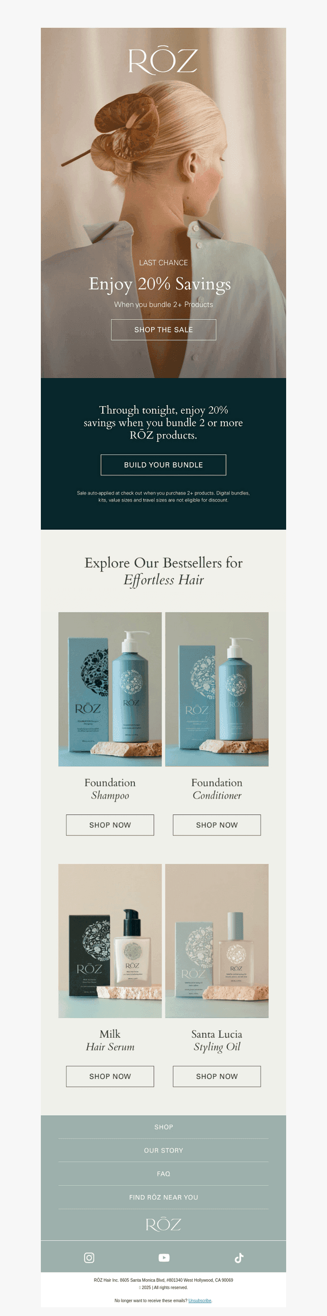 ENDING SOON! Save 20% When You Bundle 2+ Products