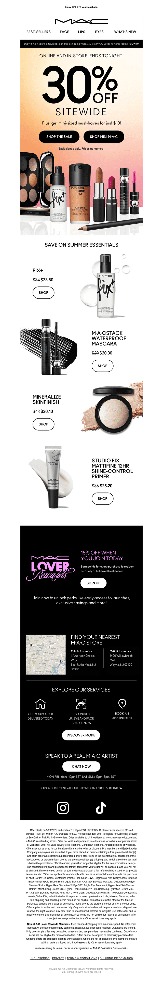 Sitewide savings end TONIGHT!