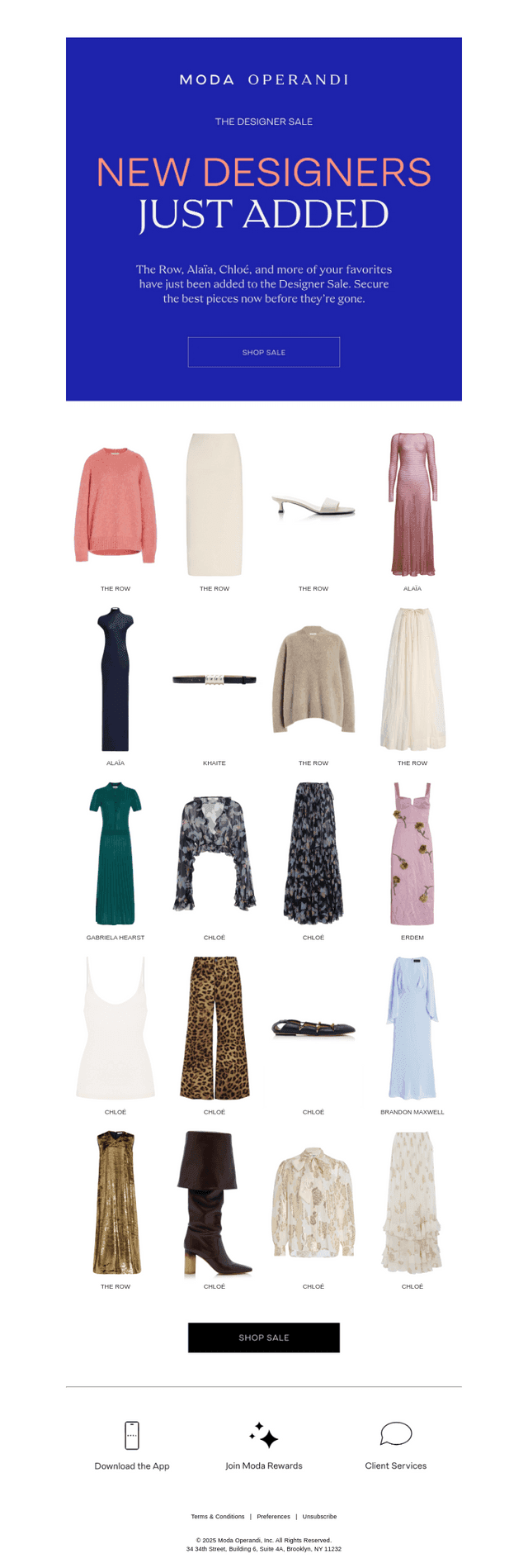 New to Sale: The Row, Chloé & Alaïa