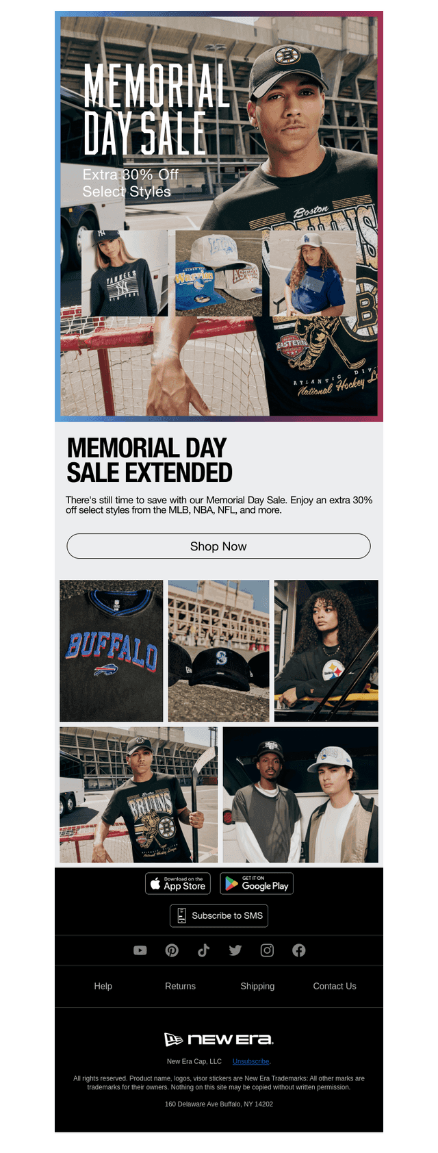 New Era Cap email from Tue, May 27, 2025