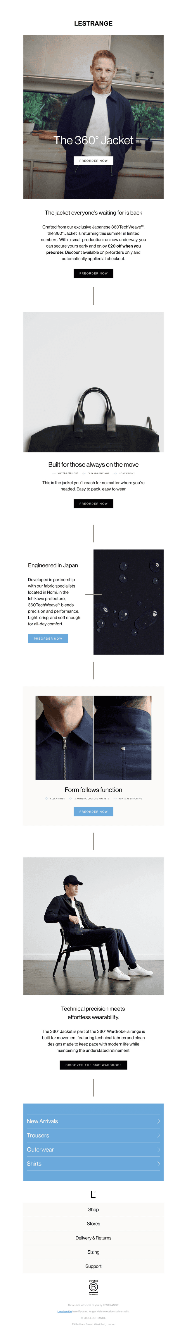 Preorders now open | The 360° Jacket