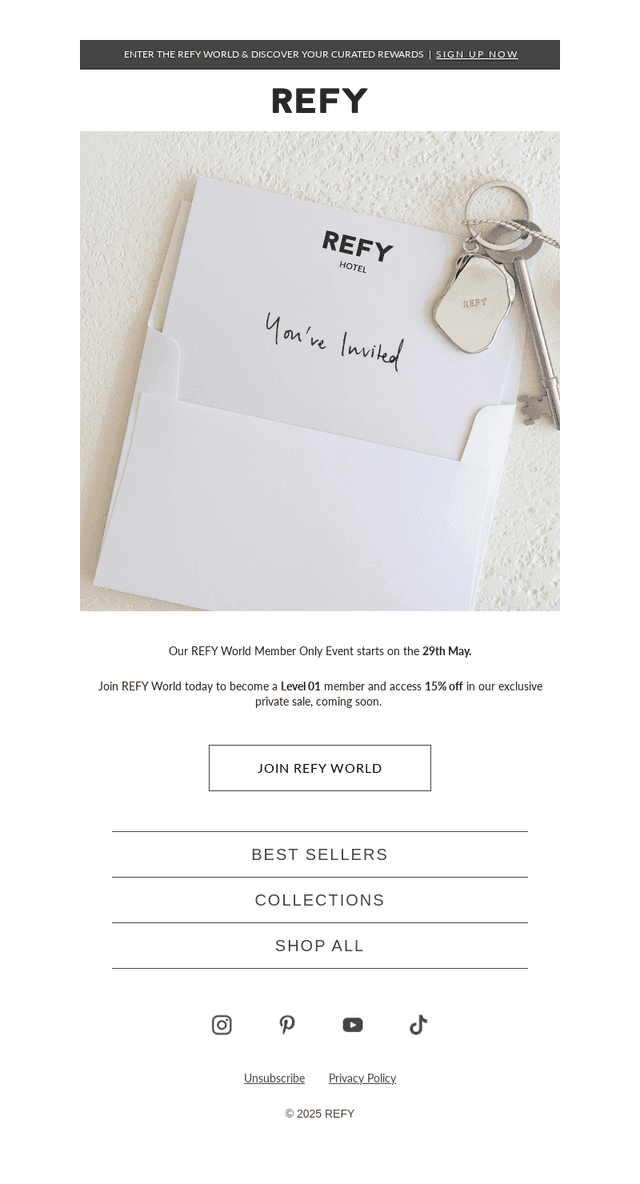REFY Hotel: you're invited