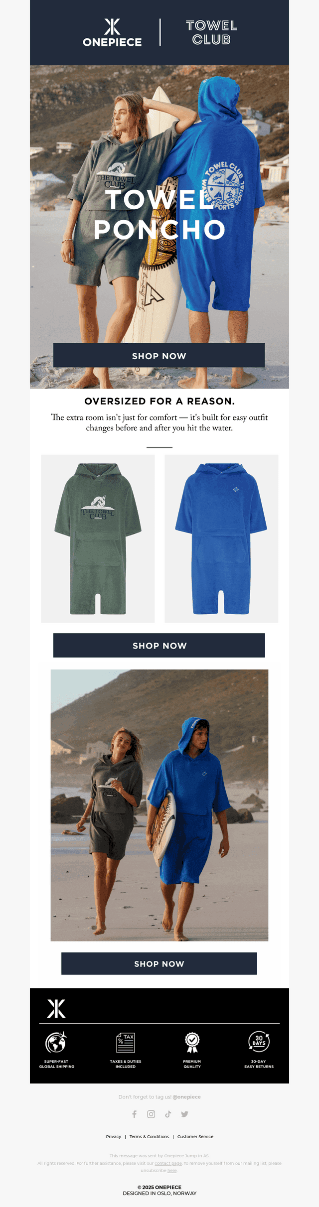 Oversized For A Reason. Made for the Waves 🌊