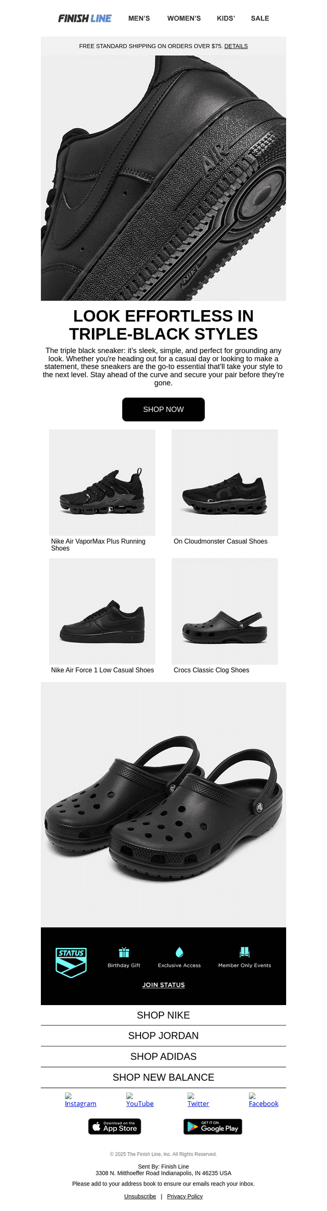 Triple Black, All Day Long 🖤