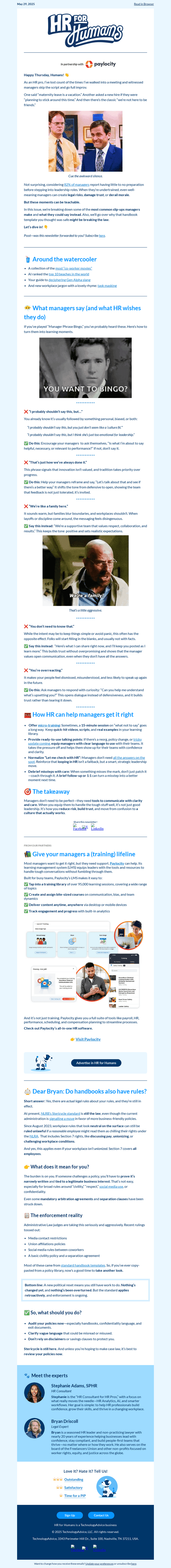 TechnologyAdvice email from Thu, May 29, 2025