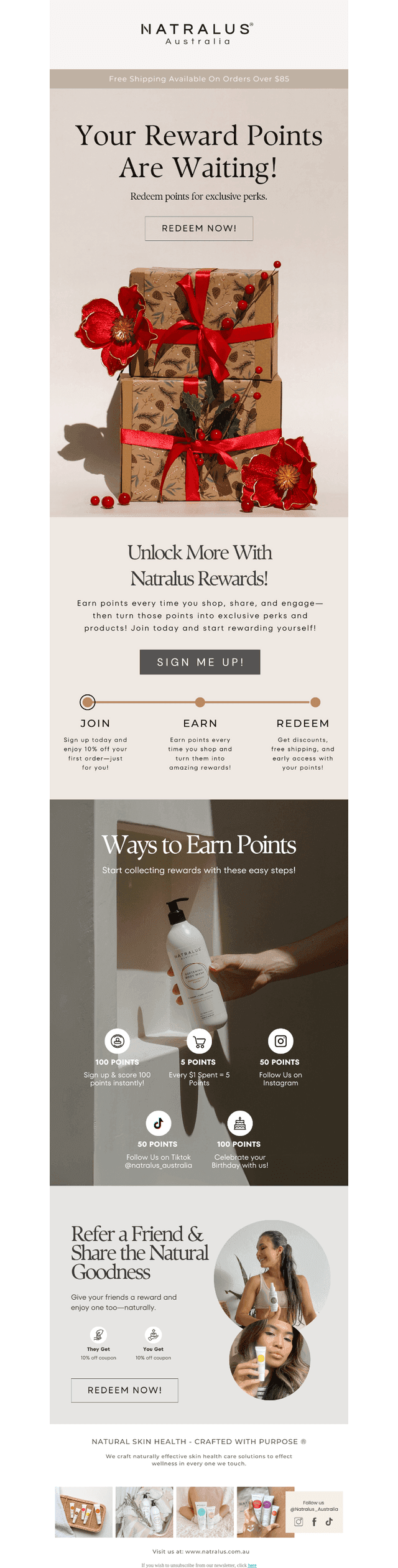unlock more with rewards points