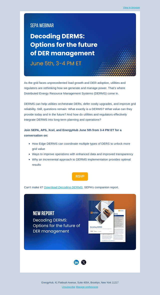 Webinar: Decoding DERMS with SEPA, APS, Xcel, and EnergyHub
