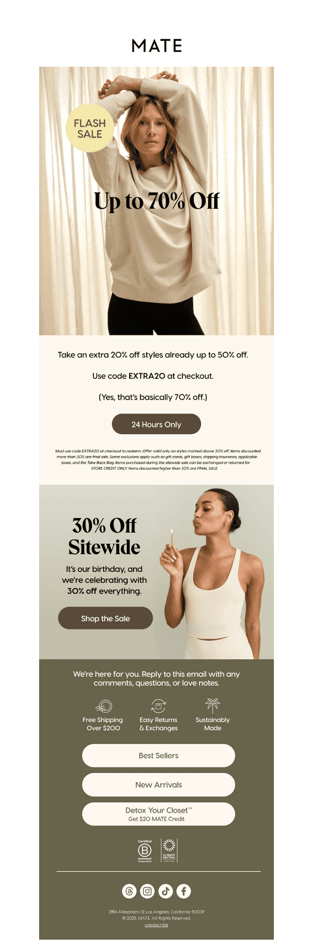 UP TO 70% OFF