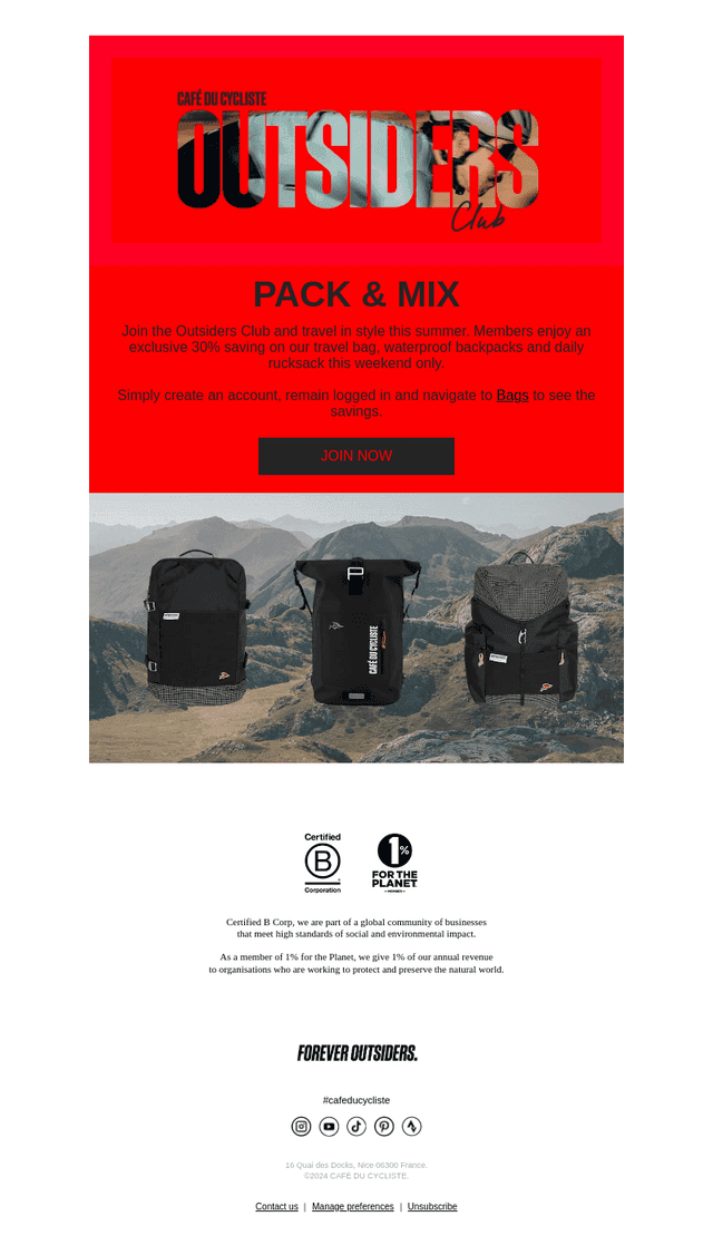 Join the Club | Save 30%