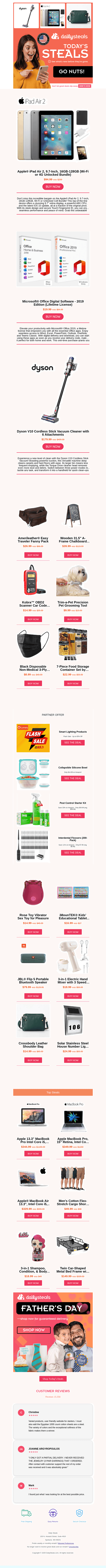Start Tuesday With a Steal