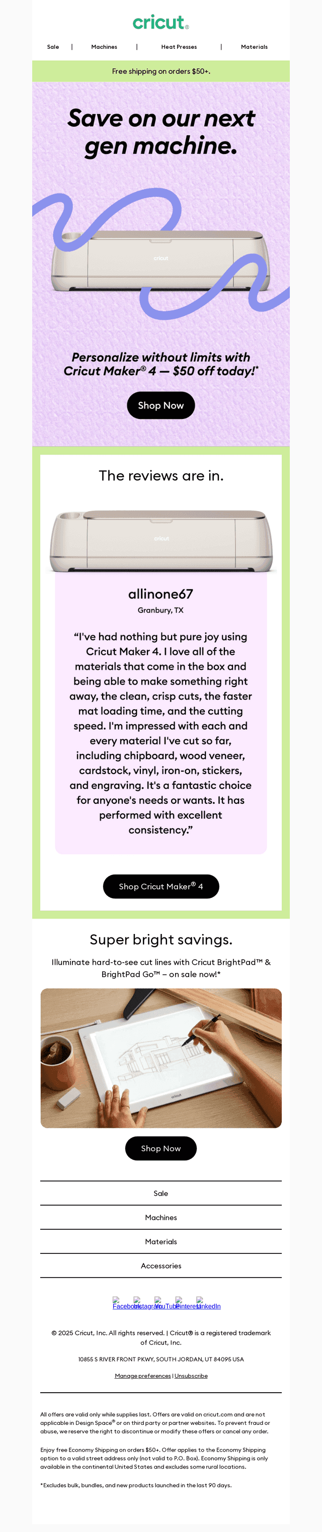 Save Big on Cricut Maker® 4 🤩