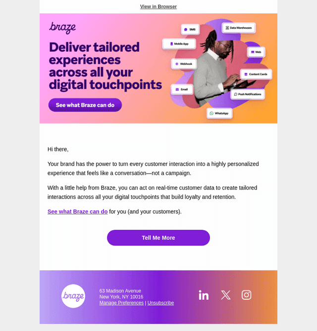 How Braze powers extraordinary customer engagement