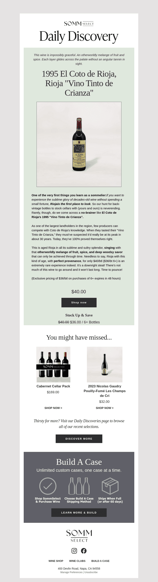 Impeccably Cellared and Aged Rioja for Under $40?
