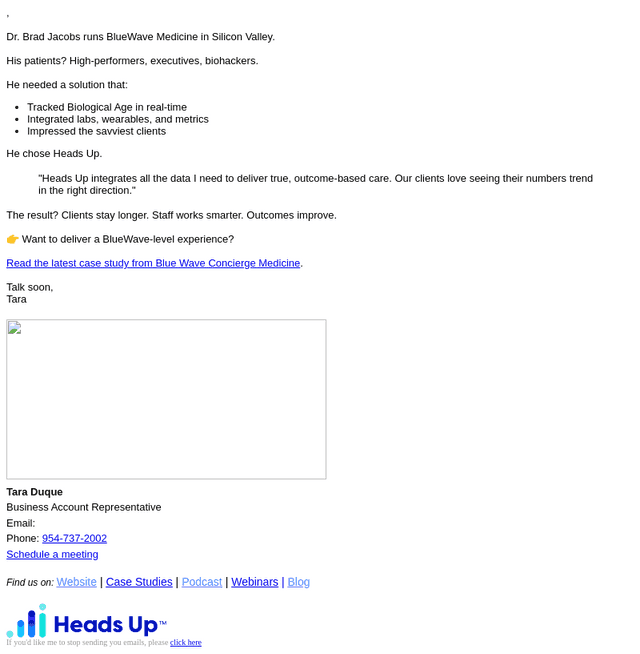 Heads Up email from Fri, Jun 6, 2025