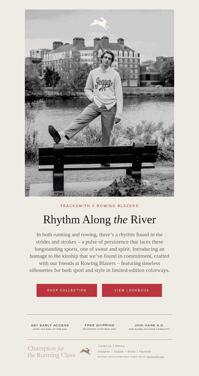 Tracksmith x Rowing Blazers: All-New Apparel