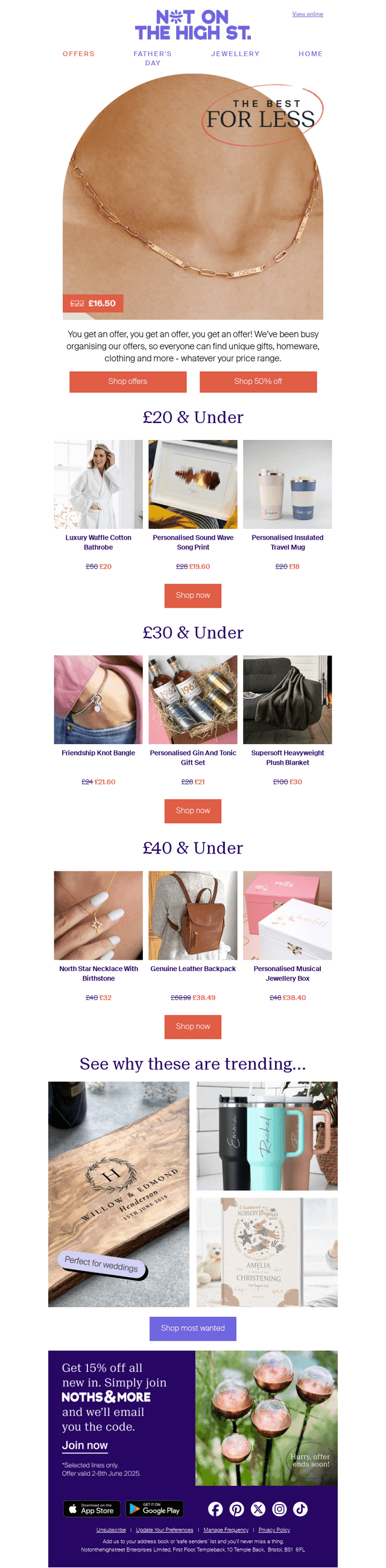Offers, but make it easy ✅