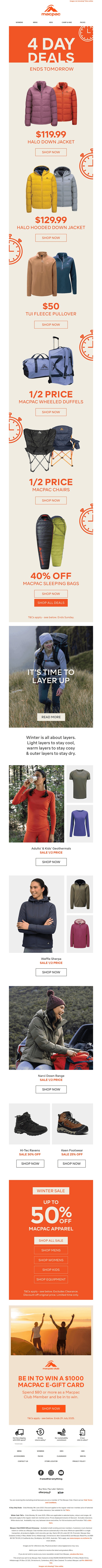Layer Up. It's a Snow-Brainer, Really.