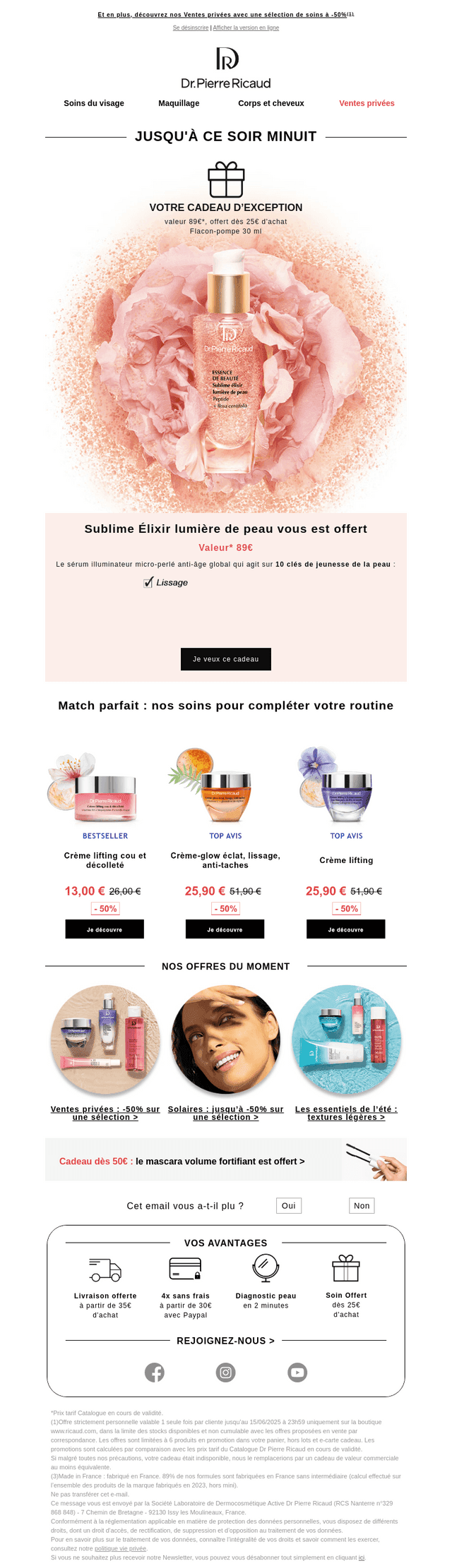 Avez-vous profité de votre Sublime Élixir offert ?