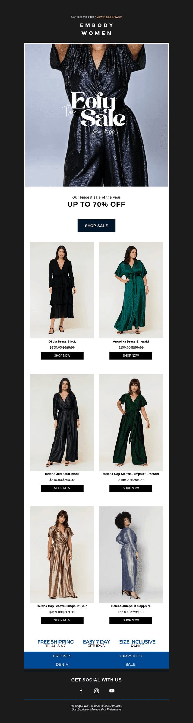 EMBODY WOMEN email from Tue, Jun 10, 2025