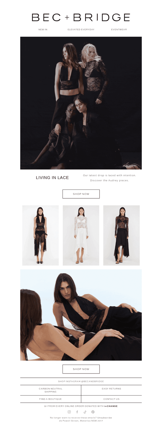LIVING IN LACE