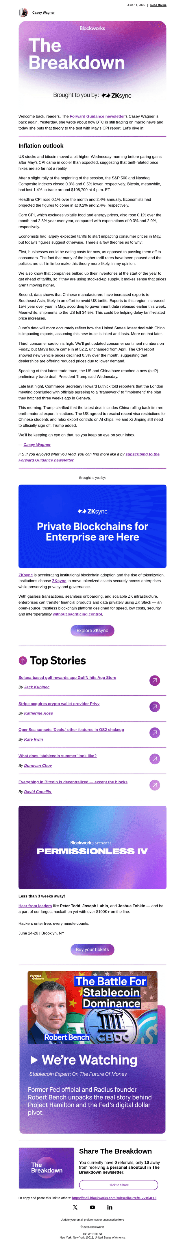 Blockworks email from Wed, Jun 11, 2025