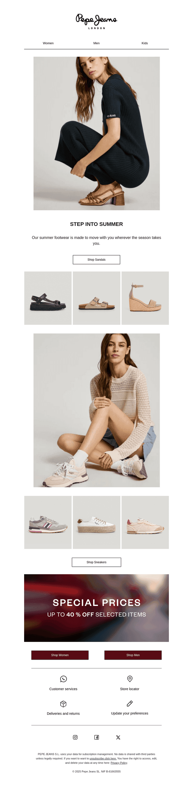 Summer Sandals & Sneakers
