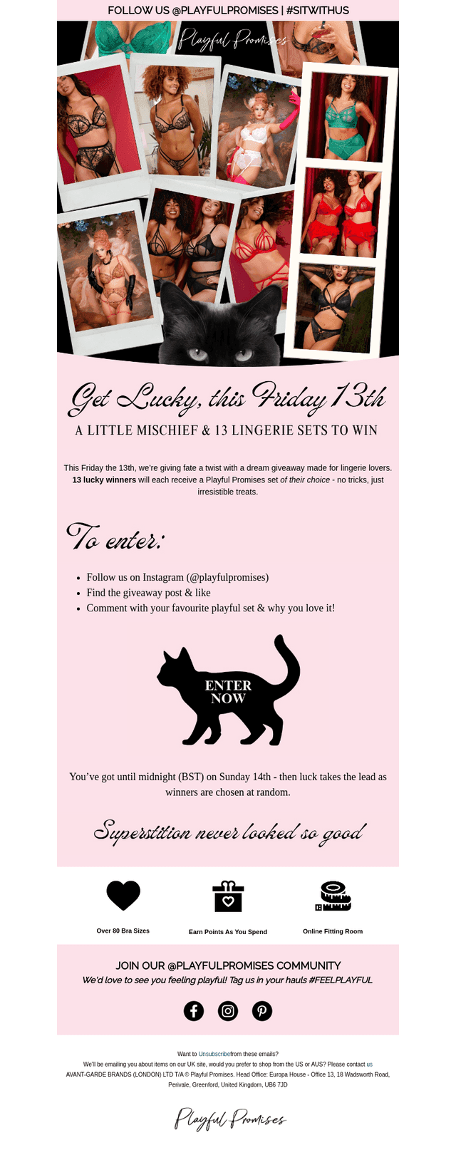 Get Lucky this Friday 13th