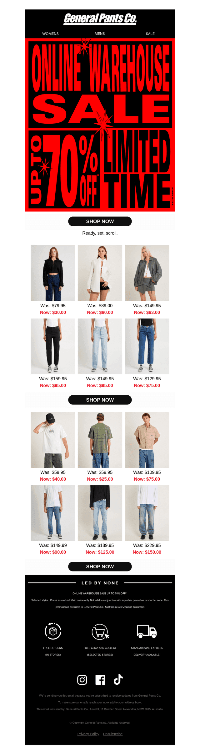 Up to 70% OFF*? Say Less. 🔥