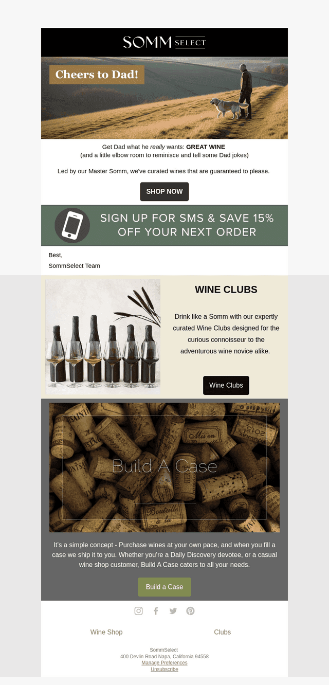SommSelect email from Sat, Jun 14, 2025
