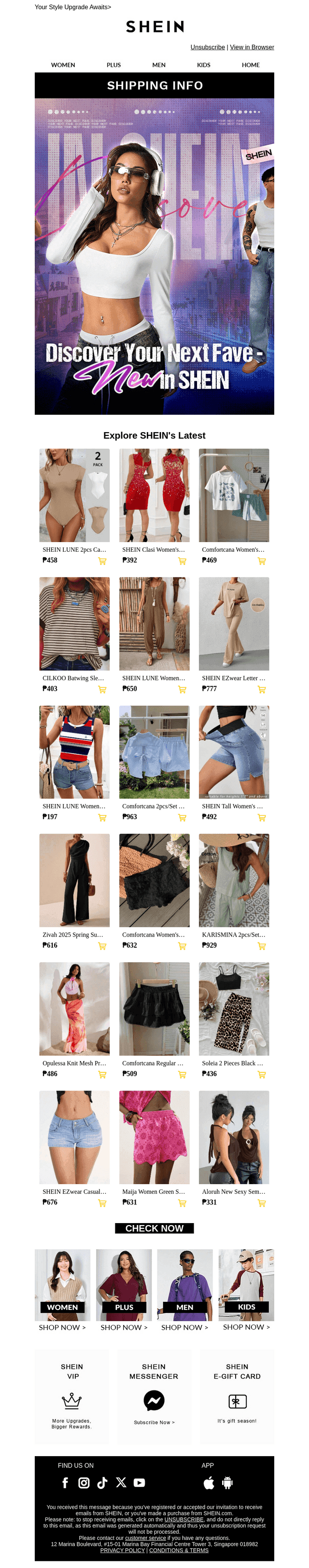Refresh Your Wardrobe - Shop SHEIN's Latest