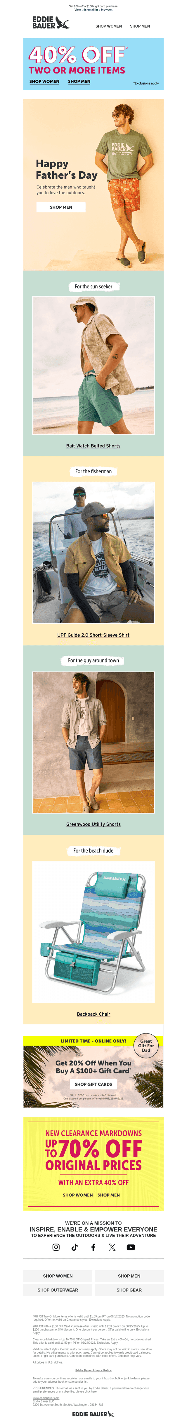 Eddie Bauer email from Sun, Jun 15, 2025