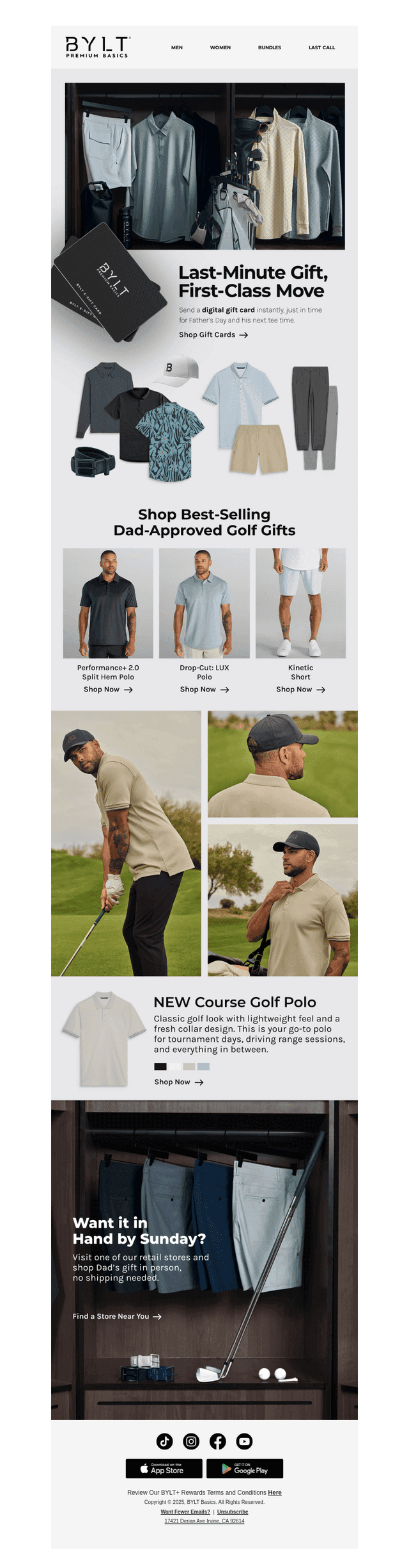Big Weekend for Golf. Bigger Win for Dad 🎁