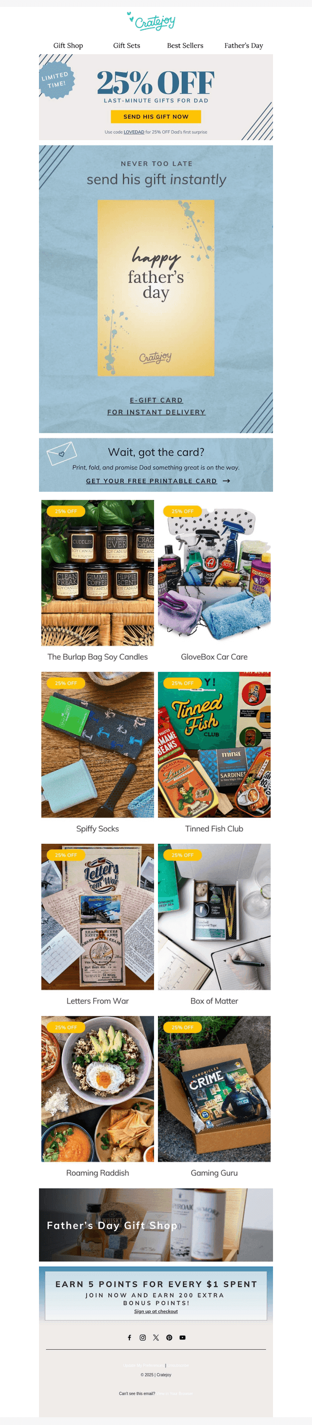 Cratejoy email from Sun, Jun 15, 2025