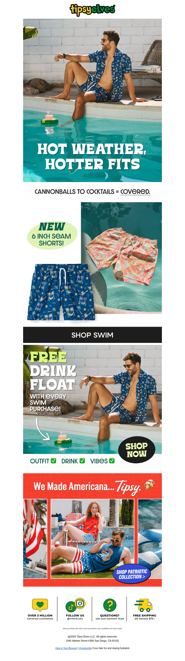 Free drink floatie? Yup.
