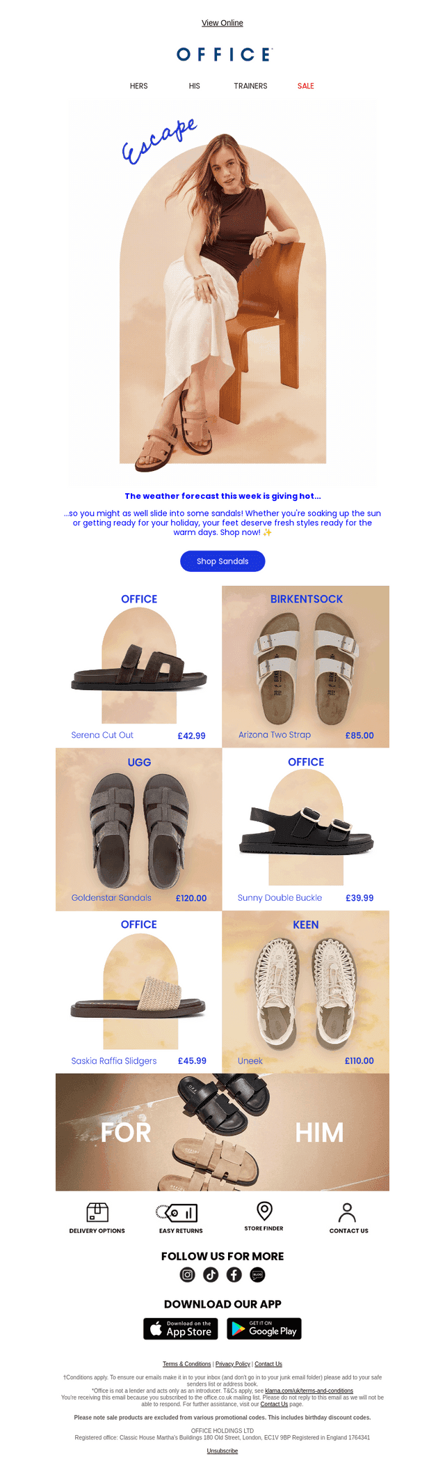 Heatwave approved sandals ✅