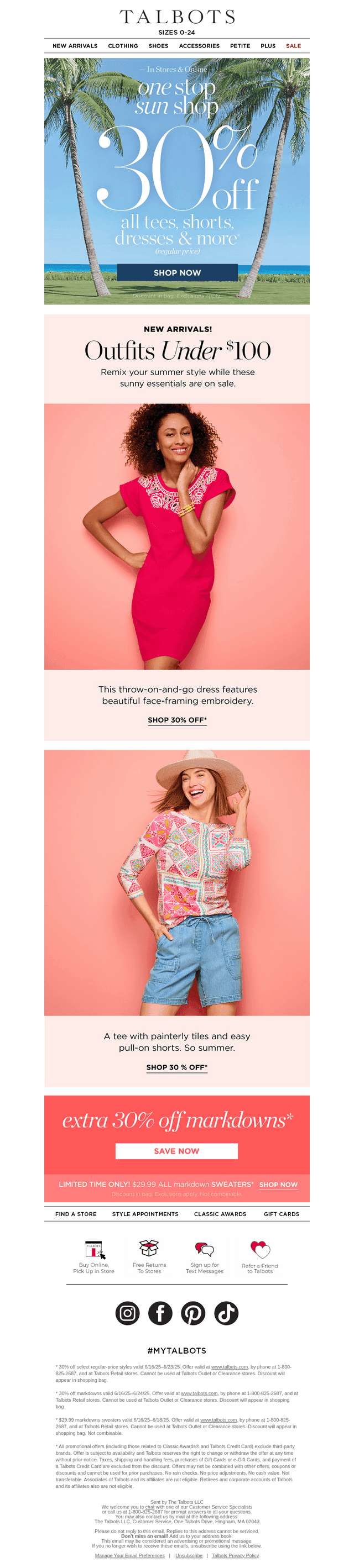 Perfect Summer Outfits Under $100
